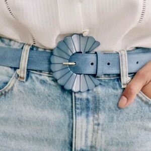 Sezane Sandy Belt, Denim Blue